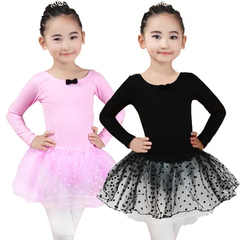 

Professional Ballet Tutu Tulle Skirt Leotard Lycra Cotton Ballerina Dress Kids Gymnastic Leotards For Girls Dance Wear DN2174