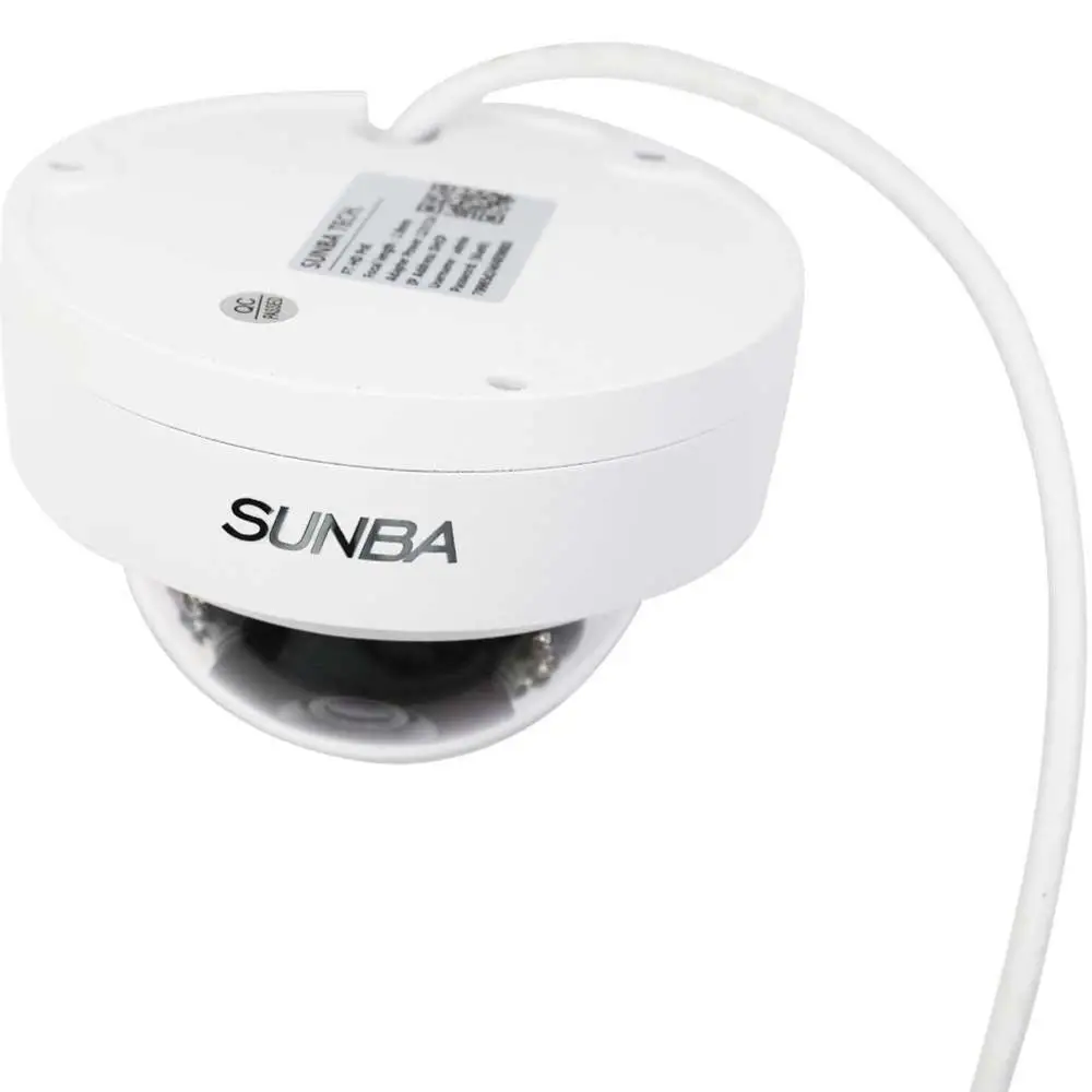 SUNBA наружная фиксированная купольная IP камера PoE 2MP 1080P H.265 3 6мм ночное видение 65ft