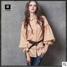 New product release in the spring of 2016, the brand quality original design loose big yards leisure women’s shirt