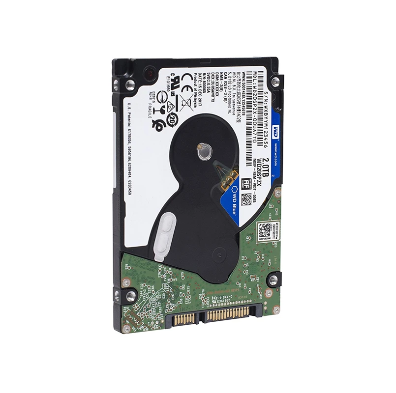  Western Digital WD Azul 2TB móvil de disco duro interno de 5400RPM SATA 6 Gb/s 128MB caché 25 