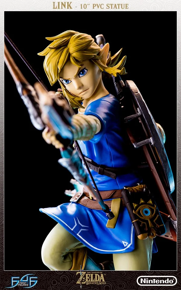 

First Figure Link toy Skyward Sword Shield the legend of Zelda Breath of the Wild PVC action Figures Collection Model doll 25cm
