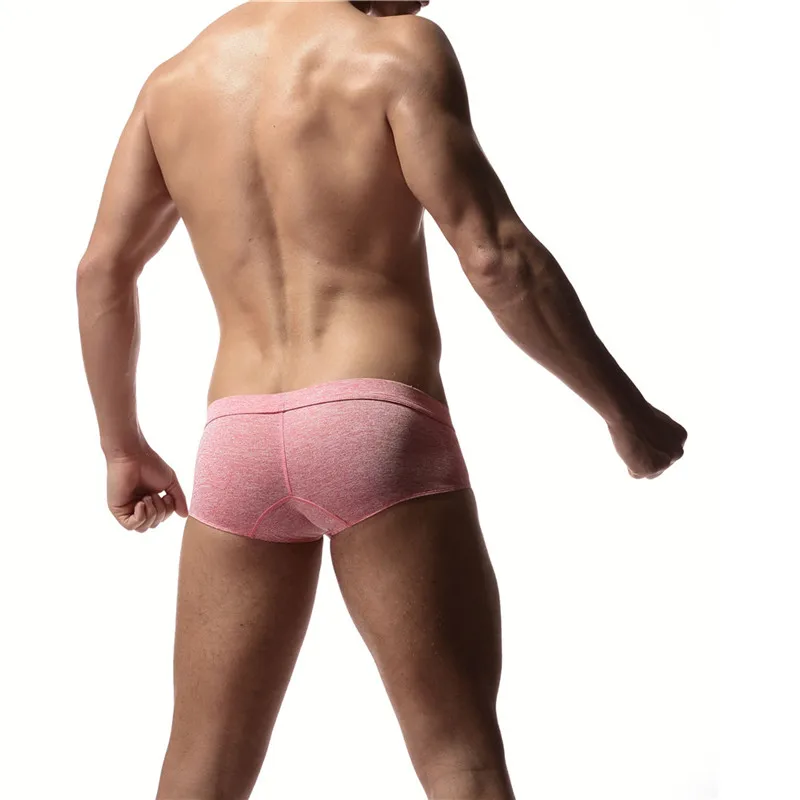 Men's Underwear Pouch Boxer Shorts Comfortable Men's Boxer Shorts Cotton Sexy Male Underwear Cueca Low Waist Underpants Boxers
