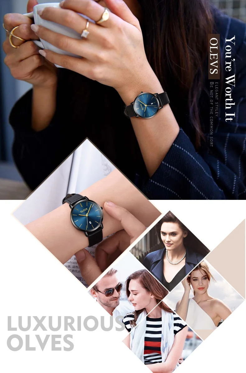 Мода Пара часы OLEVS Популярные повседневное кварцевые для женщин мужчин часы подарок Любителя обувь для мальчиков девоче
