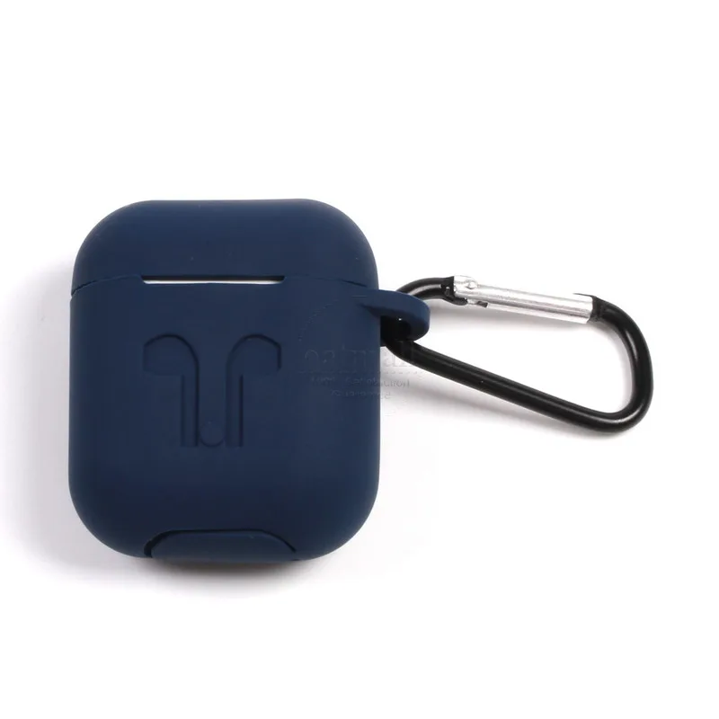 Silicone Cover For Apple Airpods Air Pods 2 1 i60 i80 TWS Charging Case Anti-lost Straps Earphone Protector Watch Band Holder