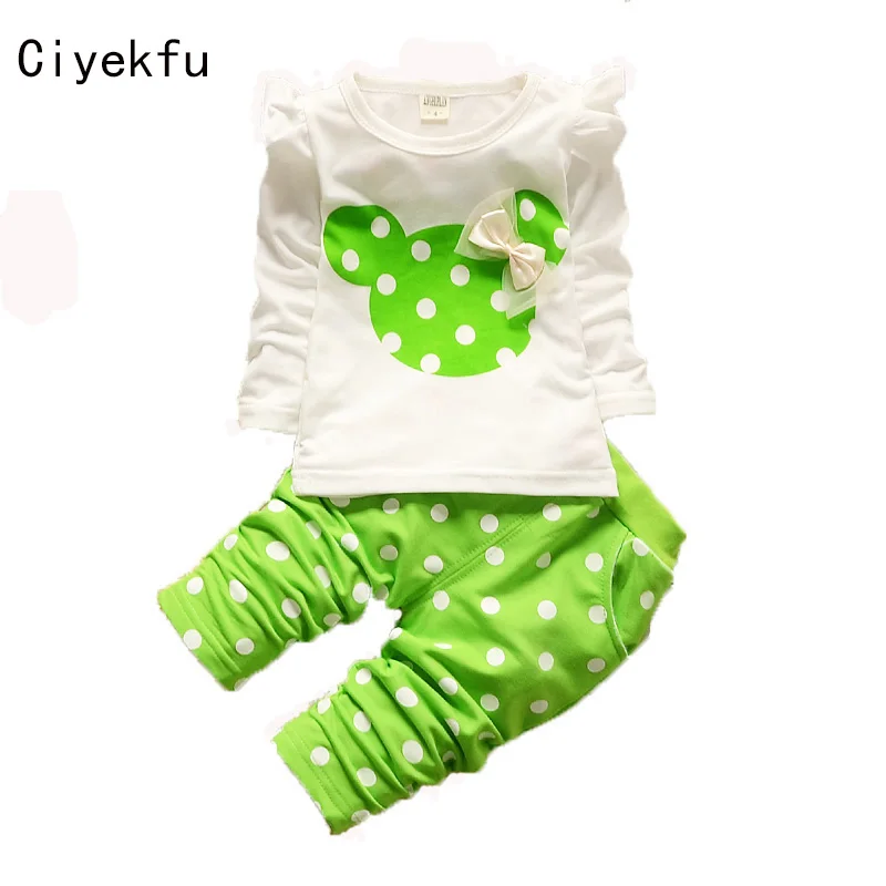 

Baby Girl Clothes Newborn Autumn Fashion Girl Cotton Set And Sport Children Set For kids 2t Girls Clothes summer clothes 6 Color