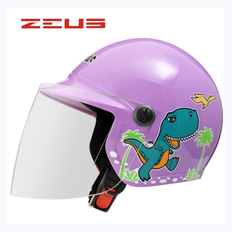 Новинка 2018 детский мотоциклетный шлем ZEUS ZS 201 розовый красный синий желтый