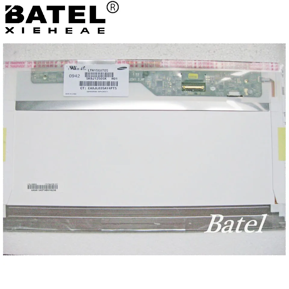 

LTN156AT05 LCD Matrix for Laptop 15.6 Screen WXGA HD 1366X768 Glare 40Pin LED Display ReplacementReplacement