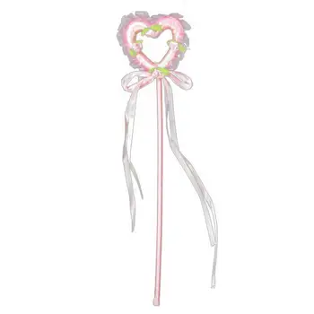 

Heart Wand Kids Girl Magical Sceptre Birthday Party Costume Fairy Princess Angel Fancy Stick