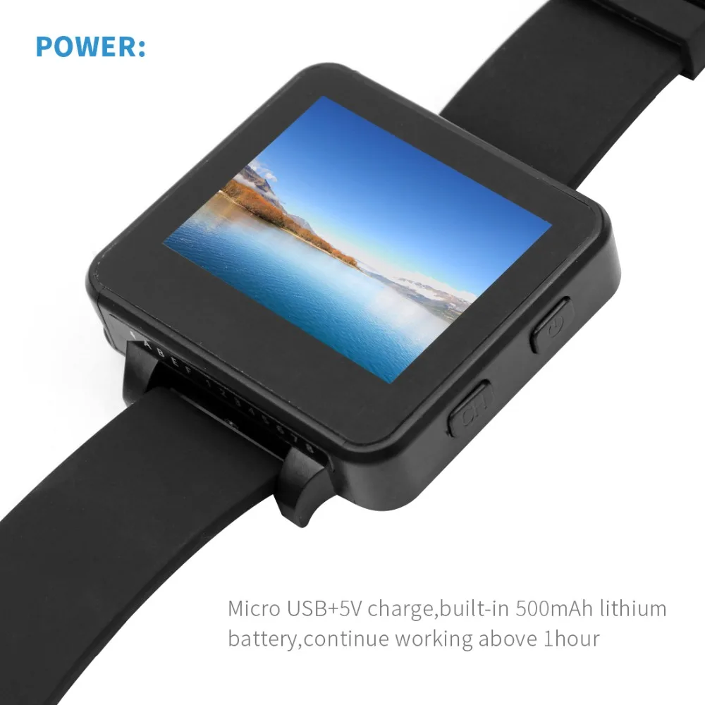 

Upgrade FPV Watch 200RC 5.8GHz 40CH HD 960*240 2 TFT Monitor Wireless Receiver for DIY RC Camera Heli Quadcopter