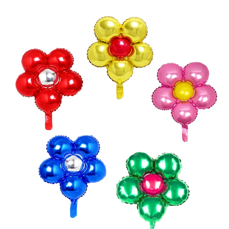 DH_flower foil balloons 58x50cm -five colors