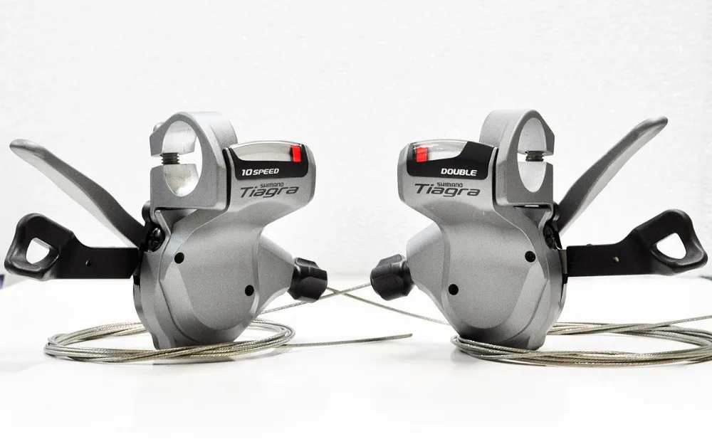 

Shimano Tiagra Flat Bar SL-4600-L+R 2x10 Spd Bike Bicycle Shifter Lever Set, OEM Packaged