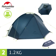 Naturehike 20D Nylon Taga Outdoor Camping Tent Ultralight One Bedroom One Man Only 1kg Two Man 1.2kg Waterproof barraca tenda