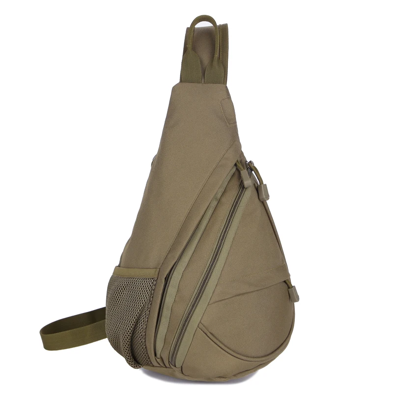 Men Waterproof Nylon Triangle Chest Bag Outdoor Travel