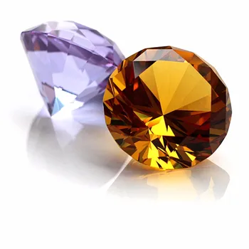 

1 Piece 40mm Colorful Polished Faceted Glass Ball Crystal Diamond Bead Home Decoration Accessories Birthday Gift Craft