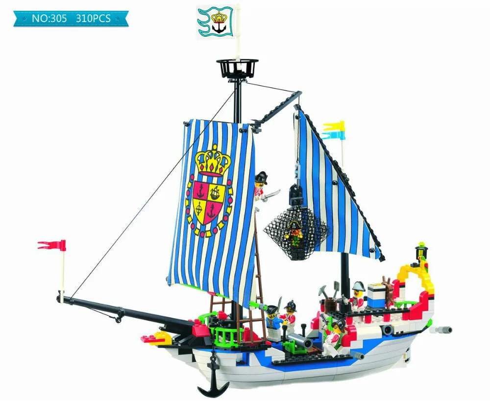 

Building Blocks Compatible with Lego Enlighten E305 310P Models Building Kits Blocks Toys Hobby Hobbies For Chlidren
