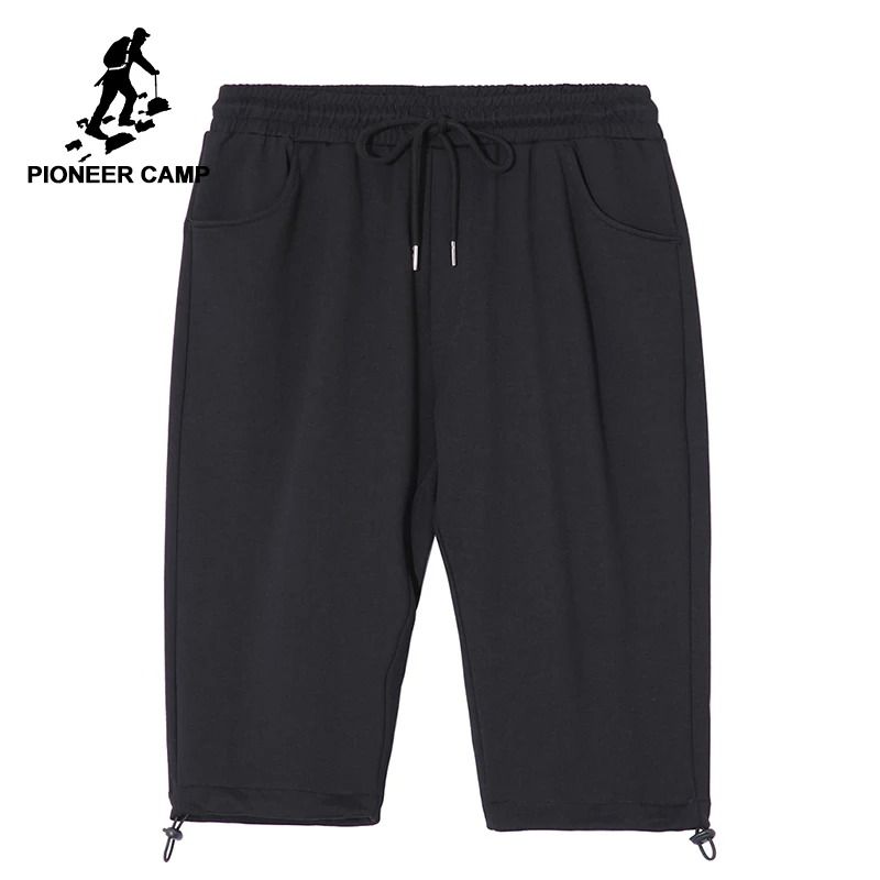 Пионерский лагерь одноцветное Короткие штаны брендовая мужская одежда летние тонкие бордовый брюки мальчиков наивысшего качества стрейч
