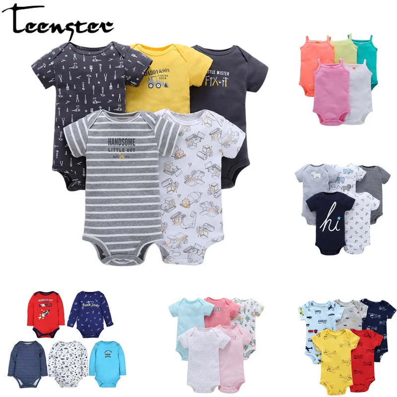 

Baby Boy Bodysuit Infant Kids Clothes Vetement Enfant Fille Cotton Newborn Clothing Twins Girl&boy 3 6 9 12 18 Month Costume