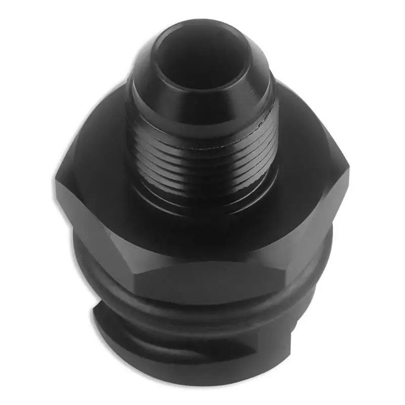 Car Valve Cover Oil Cap w/-10 AN Fitting for LSX LS1/LS6/LS2/LS3/LS7 Black