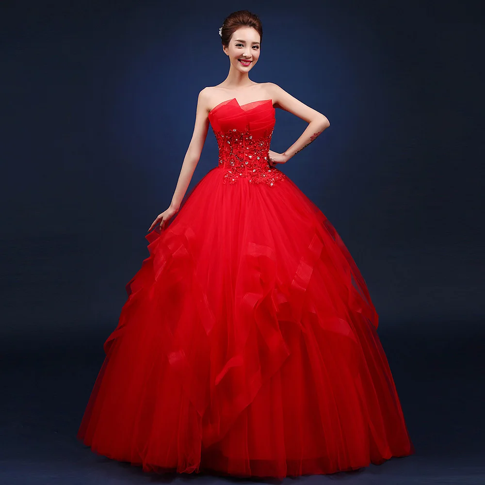 15 Grande Taille 13 15 16 D Anniversaire De Luxe Simple Doux Longue Robe De Bal Quinceanera Robes Robe De Bal Rouge Longue Adolescent Chaude Moderne Aliexpress