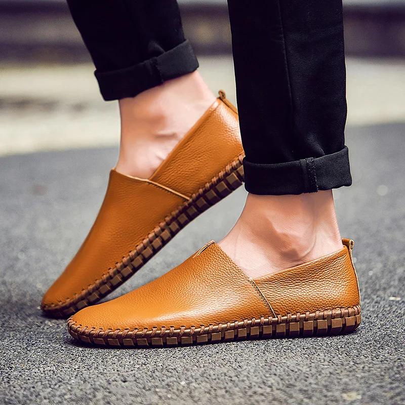 

2019 spring and summer new men's casual shoes a pedal men's large size peas shoes 38-48 yards