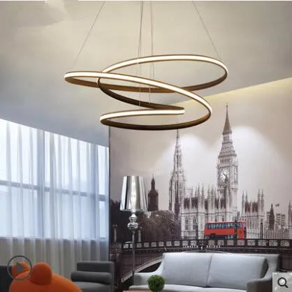 

Modern led Pendant Light for Kitchen Dining Room Living Room Suspension luminaire Hanging Black Pendant Lamp Fixtures