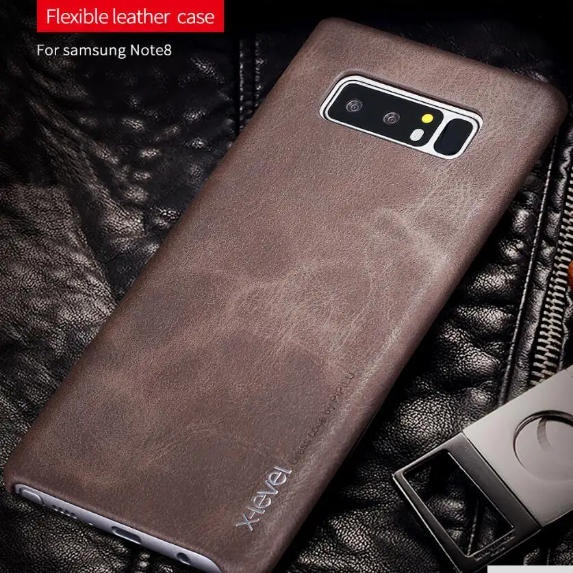 

X-level Vintage Pu Back Leather Case For Samsung Note 8 Case Luxury Business Style For Samsung Galaxy Note8 N9500 Cases