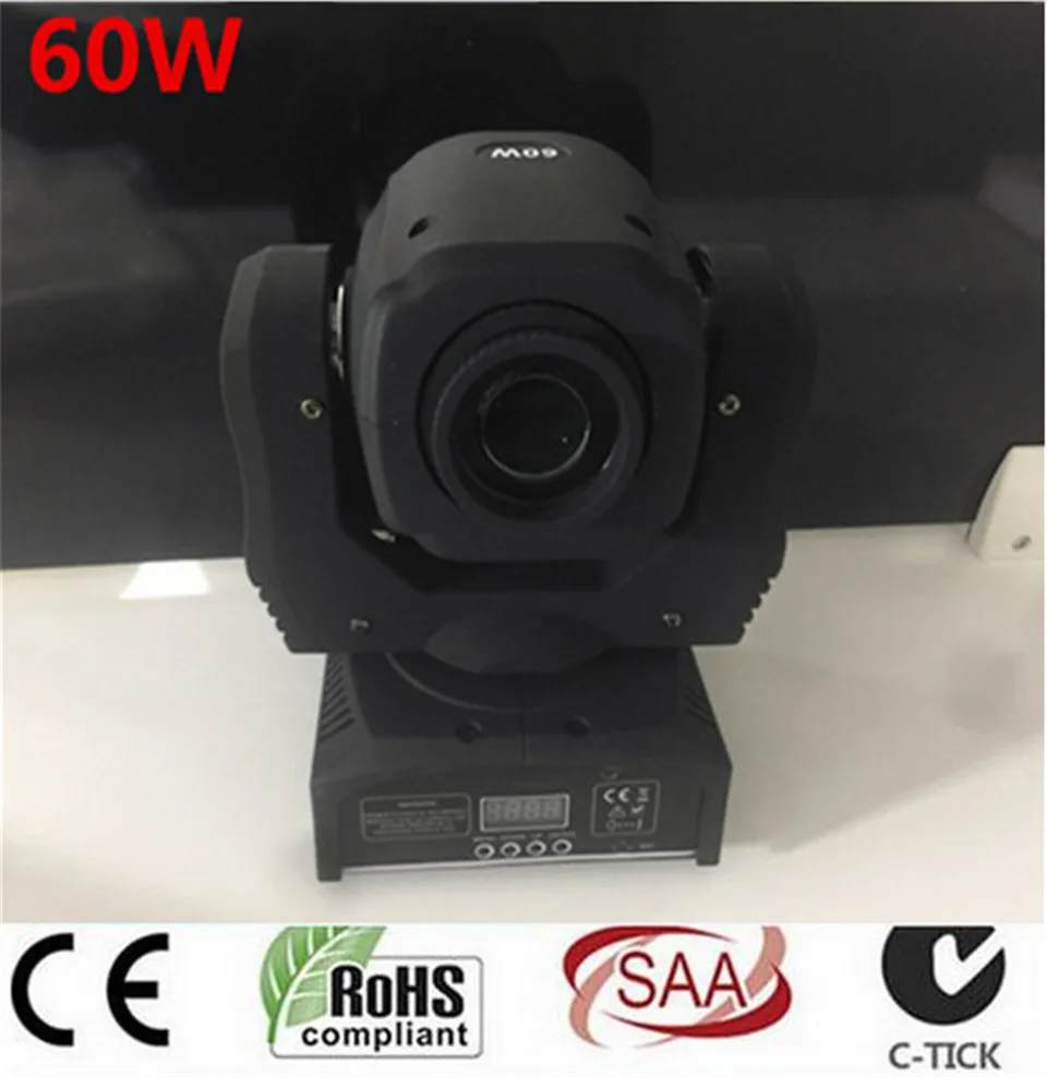 

60W LED Spot Moving Head Light/ dj controller LED lamp Light 60W gobo led moving head lights super bright LED DJ disco light
