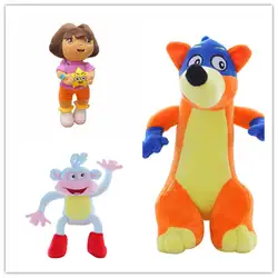 25 см Милая любовь обезьяна/Дора/плюшевая игрушка «Лиса» Мягкие животные куклы игрушки на день рождения подарки для любимых девочек игрушки