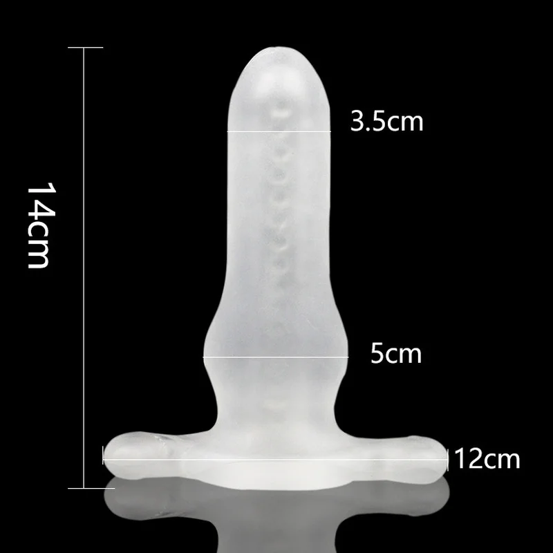 Hot Silicone Hollow Anal Plug Dildo Sleeve Penis Anus Stimulation Butt Plugs Prostata Dick Massage Male Masturbator Sex Products | Красота и