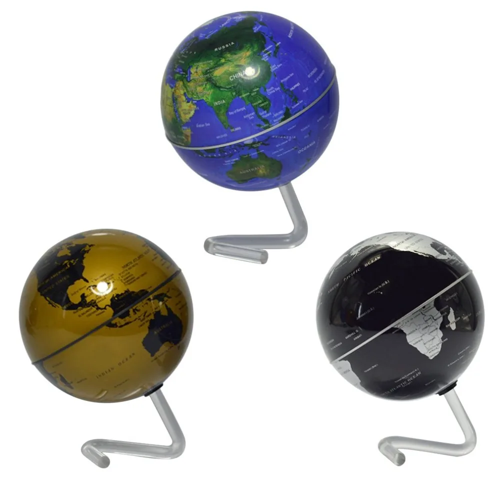 Отличный " диаметр вращения автоматический вращающийся глобус на батарейках Настольный карта мира для дома, комнаты, офиса орнамент