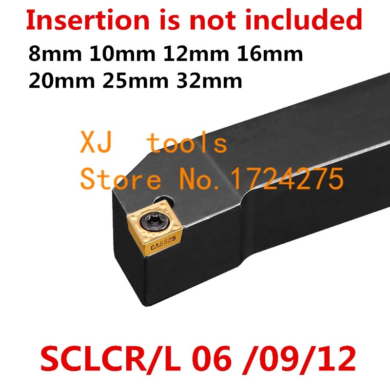 

SCLCR0808F06 SCLCR1010H06 SCLCR1212H06/09 SCLCR1616H09 SCLCR2020K09 SCLCR2525M09 SCLCR3232P12 SCLCL lathe Turning External tools
