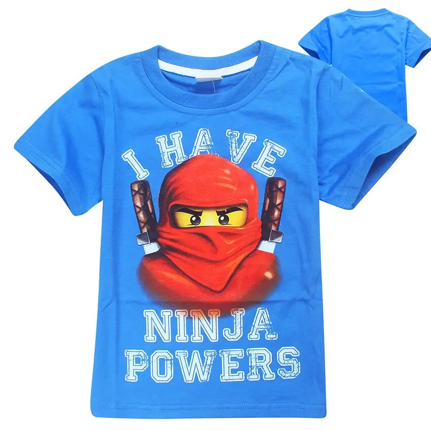 

2019 Childen T-shirt for Boys Kids Summer Ninjago Clothing Cartoon Character Printed Boy Tops T Shirts Transformer Costumes