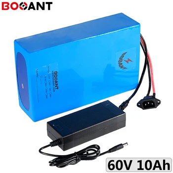 

Rechargeable Li-ion battery 60V 10Ah electric bike battery 60V 10Ah 500W ebike lithium ion battery pack 18650 with 2A Charger