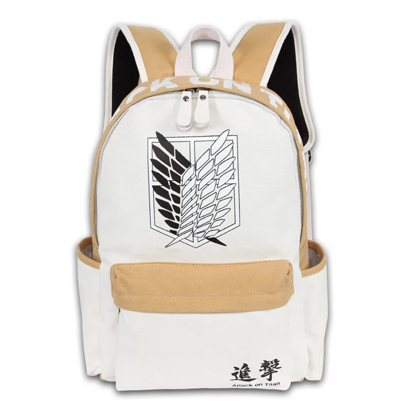 Us 21 5 20 Off New Men Women Boy S An Anime On Book Bag White Brown Color Mixed Backpack Mochila Student Travel In Backpacks Us 21 5 20 Off New Men Women Boy S An Anime On Book Bag White Brown Color Mixed Backpack Mochila Student Travel In Backpacks