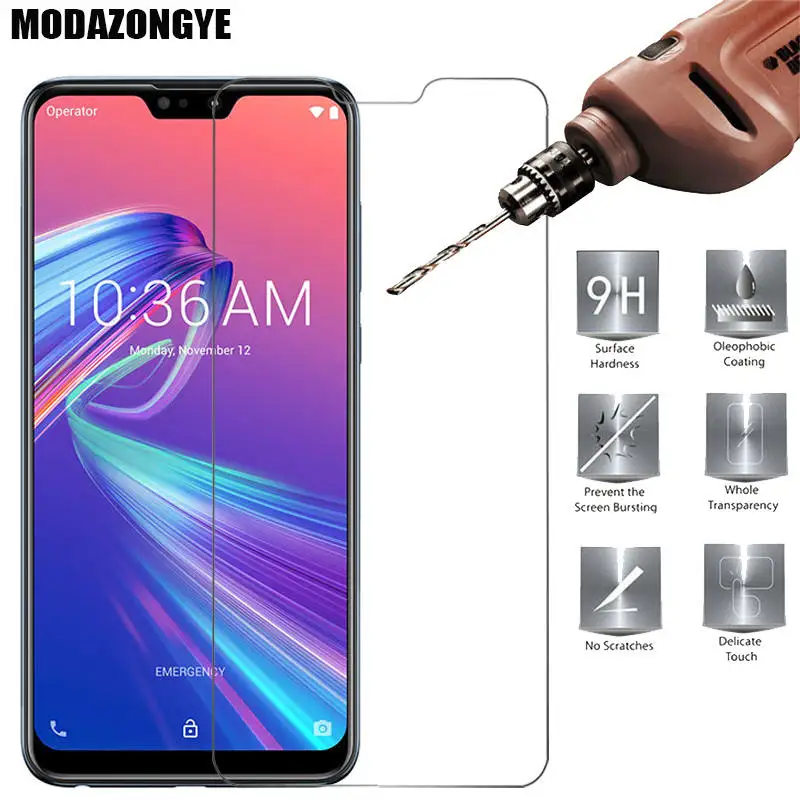 Screen Protector Asus Zenfone Max Pro M2 ZB631KL Tempered Glass ZB 631KL Protective Film | Мобильные телефоны и