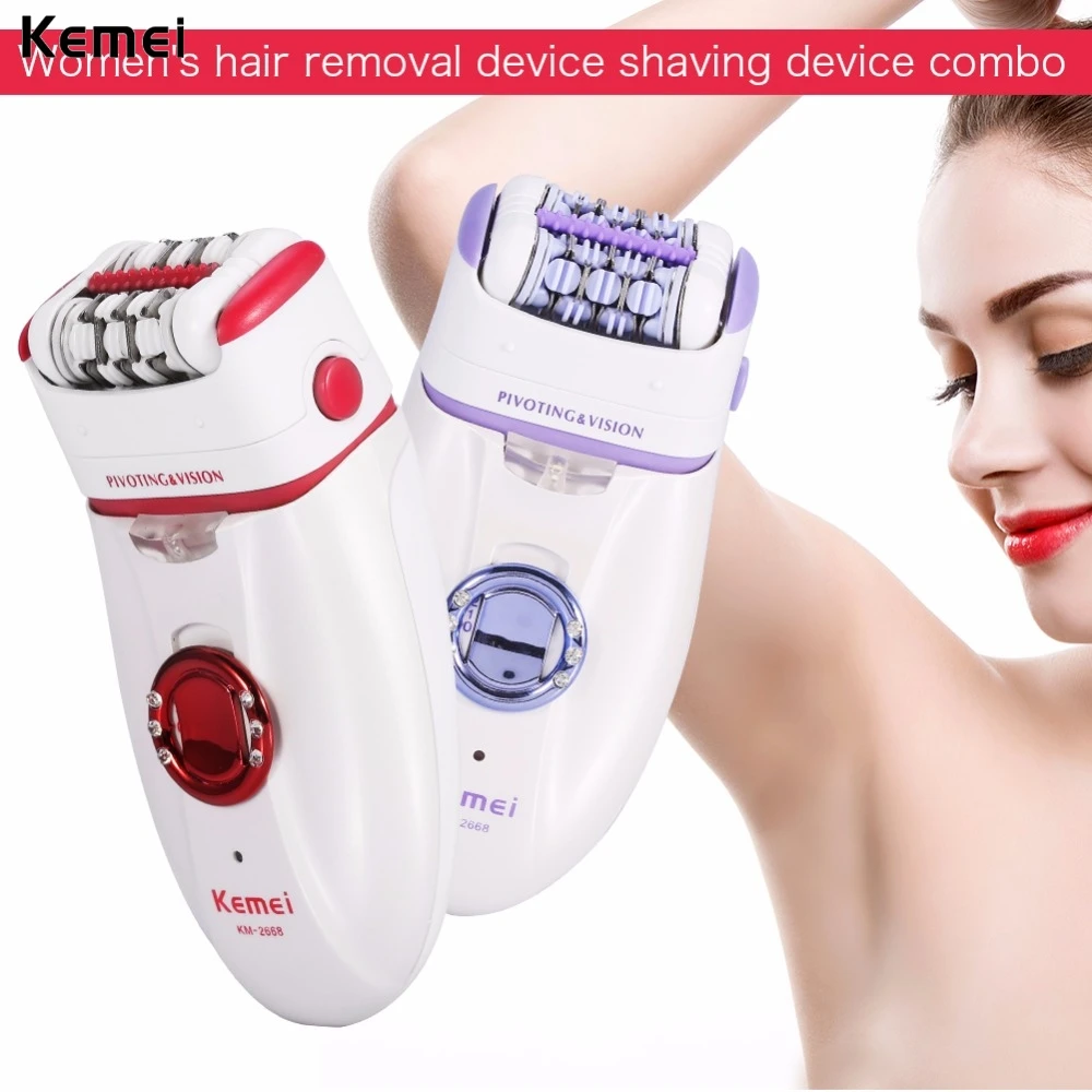 Kemei Professional Lady Depilacion Epilator Hair Remover Electric