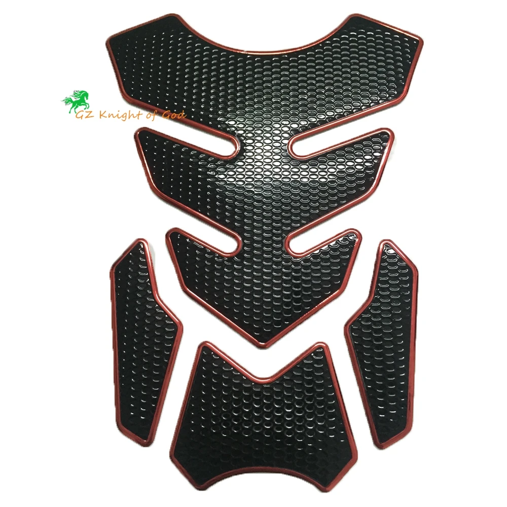 

Knight Universal for Motorcycle 3D Rubber Sticker Gas Fuel Oil Tank Pad Protector Cover Decals for Yamaha mt07 fz09 cbr gsxr