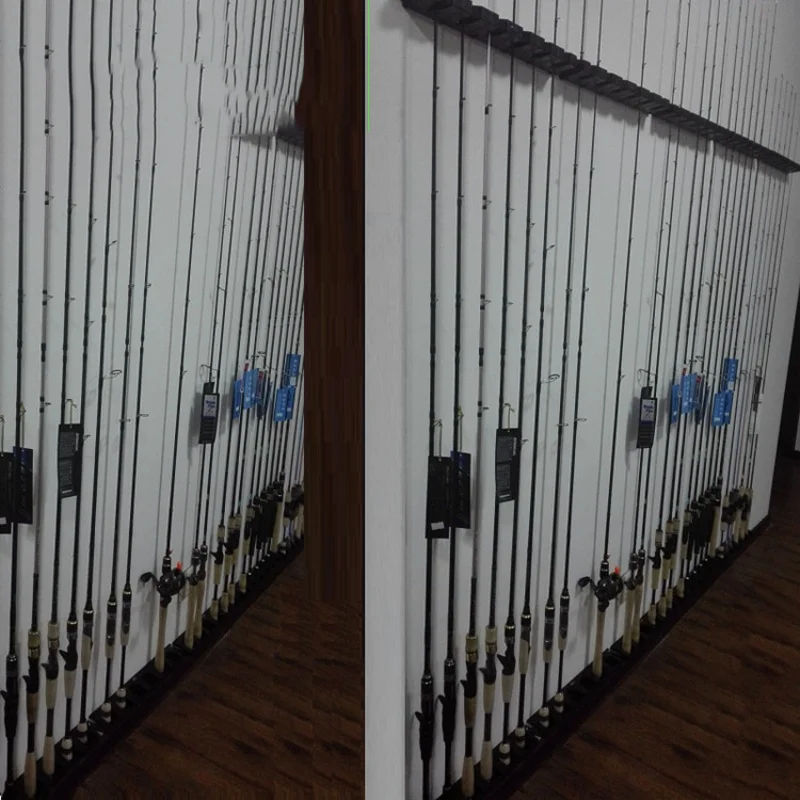 Vara de Pesca Jangada de Peixes Rack de Armazenamento Instalação da Parede Exibição Quadro Fixo Estrada Fardo Vertical ya Mod. 1229164 10 instalação da parede fardo vertical