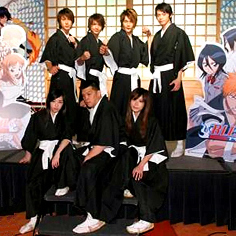 Cosplay&Ware [8]Anime Cosplay Costume Bleach Kurosaki Ichigo Robe Cloak Coat Japanese Halloween -Cosplay&Ware anime Shop