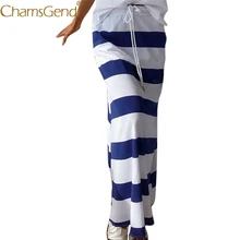 Женская летняя повседневная синяя полосатая длинная прямая юбка в морском стиле на шнуровке с высокой талией, длинные пляжные юбки 907