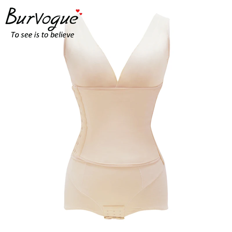 Burvogue корректирующий корсет для тела, Корректирующее белье на бретельках, тренажер для талии, подтяжка под бедра, трусики для контроля живота, нижнее белье, боди