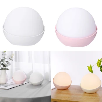 

Houkiper Touch Cute USB Rechargeable Children Night Light Baby Multicolor LED Light Silicone Pat Lamp Bedside