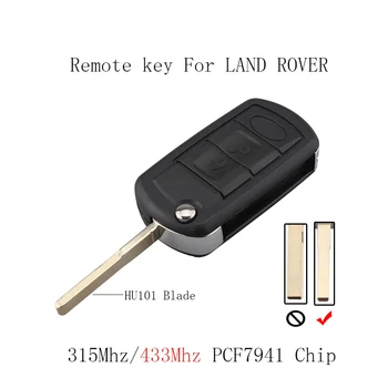 

GORBIN 3 Buttons Remote Smart Car Key for Land Rover Range Rover L322 HSE Vogue Car Keys PCF7941 Chip HU101 Blade 433/315mhz