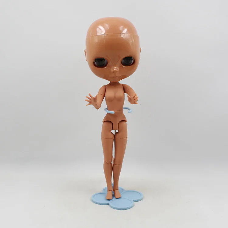 Takara 12/" Neo Black Skin Bald Nude Doll from Factory