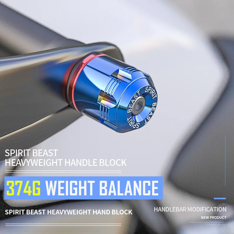 

SPIRIT BEAST Motorcycle Accessories Grips Handlebars Modified Parts Motor Handlebar Balance Plug Motocross Anti-fall Protection