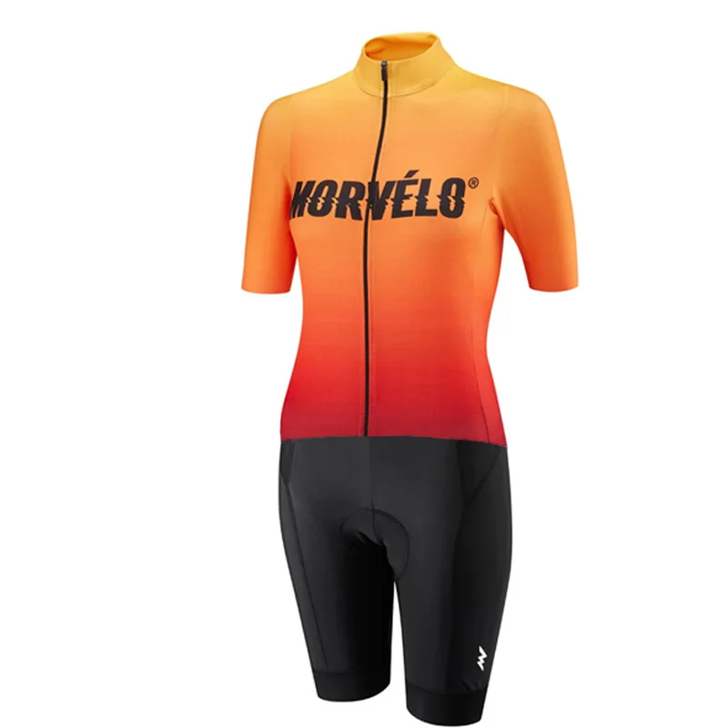 Pro Equipo Morvelo Ciclismo Jersey Mujer Triatlón Estilo De Manga Corta Ciclismo Ropa Deportiva