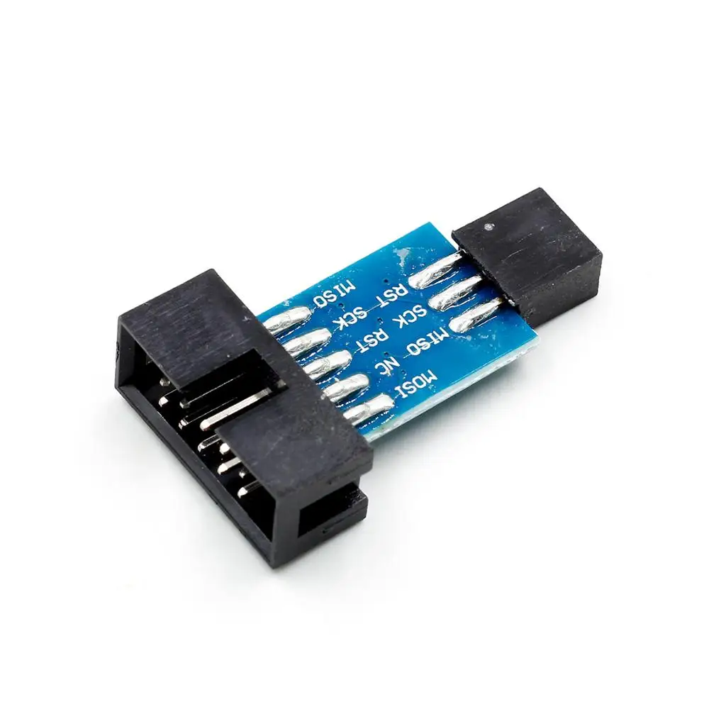 1 шт. 10 Pin на 6 адаптер плата для AVRISP MKII USBASP STK500 высокое качество|Интегральные схемы|