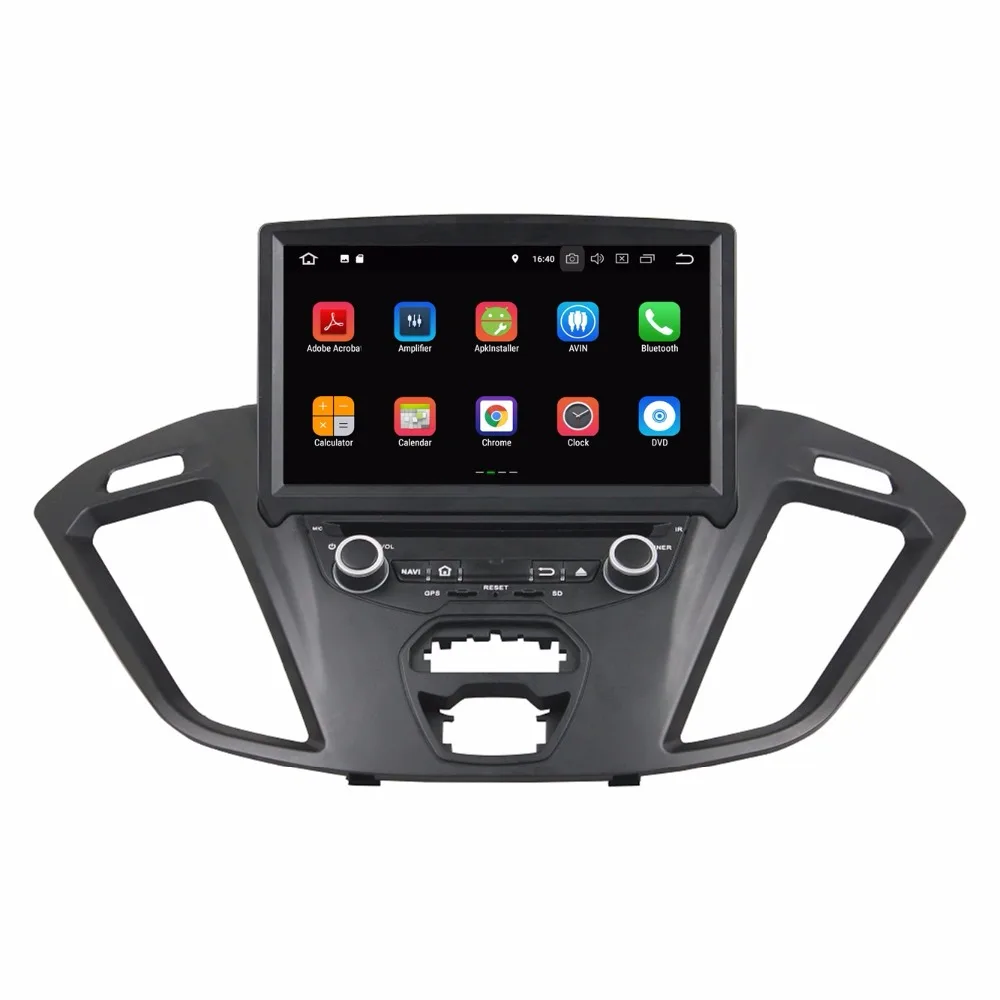 Flash Deal Android 8.1 Quad core 8" Car DVD Multimedia Player for Ford Transit Custom 2016 2GB RAM Radio GPS Bluetooth WIFI USB 16GB ROM 1