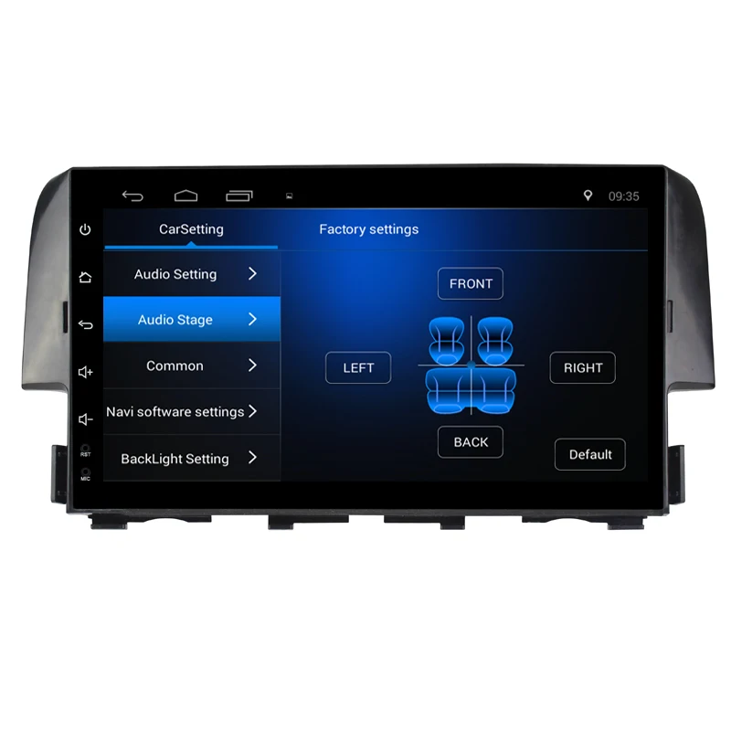 Top 9"Android 6.0 ! Car DVD PC Multimedia DVD Player GPS Navi Stereo Radio Fit HONDA CIVIC 2016 2017 2018 2019 3G WIFI OBD DAB RDS 3