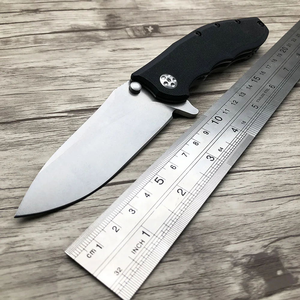 Складной нож BJL 9CR18MOV Blade G10 тактический Клинок с титанизированной рукояткой для